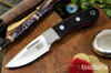 Bark River Knives: Essential - MagnaCut - Black Canvas Micarta - Red Liners