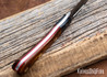 Bark River Knives: Essential - MagnaCut - CF Bolster - Desert Ironwood - Red Liners - Brass Pins #2