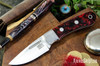 Bark River Knives: Essential - MagnaCut - Devils Cut Voodoo Resin - White Liners