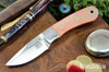 Bark River Knives: Essential - MagnaCut - Dune G-10 - Orange Liners - Brass Pins