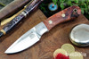 Bark River Knives: Essential - MagnaCut - Hellfire Maple Burl - Brass Pins