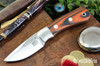 Bark River Knives: Essential - MagnaCut - Orange & Black Suretouch - Matte