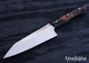 Muteki: 6.25" Kiritsuke - Ironwood - Green G-10 Liners - Hitachi White #1 Steel - #6110