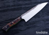 Muteki: 6.25" Kiritsuke - Ironwood - Green G-10 Liners - Hitachi White #1 Steel - #6110