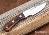Bark River Knives: Essential - MagnaCut - Desert Ironwood - Red Liners - Mosaic Pins #5