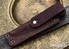L.T. Wright Knives: Frontier Valley - Dyed Brown Bone - Black Liners - A2 - Flat Gound #1