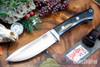 Bark River Knives: Classic Semi Skinner - MagnaCut - Black Canvas Micarta