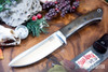 Bark River Knives: Classic Semi Skinner - MagnaCut - Green Canvas Micarta - Black Liners & Pins