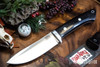 Bark River Knives: Classic Semi Skinner - MagnaCut - Black G-10 - White Liners