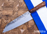 Muteki: 7.53" Kirisuke - Arizona Desert Ironwood - White G10 Liners - Hitachi White #1 Steel - #6108
