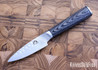 Ayama: 3.5" Paring Knife - Black & Gray Pakkawood - VG-10 - Hammered Finish