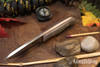 Bark River Knives: Micro Bravo CPM-154 - Dune G-10 - Red Liners