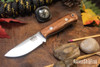 Bark River Knives: Micro Bravo CPM-154 - Walnut Burl - Black Liners #2