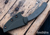 Ed's Manifesto & Kopis Designs: L-Via Field Knife - Green - Ramped Satin