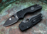 Spyderco: Lil' Native Lightweight - Lockback - Black FRN - CTS-BD1N - Black DLC - C230PBBK