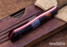 Muteki Knives: 6.35" Bunka - Ironwood - Micarta - Red G-10 Liners - Hitachi White #1 Steel - #6114