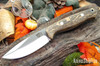 Bark River Knives: North Country EDC - CPM 154 - Bog Oak - Red Liners #2