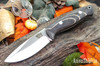 Bark River Knives: North Country EDC - CPM 154 - Bog Oak - White Liners