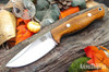 Bark River Knives: North Country EDC - CPM 154 - Desert Ironwood - Red Liners #2