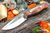 Bark River Knives: North Country EDC - CPM 154 - Multi-Colored Maple Burl #1