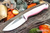 Bark River Knives: North Country EDC - CPM 154 - Pink G-10 - Black Liners