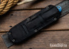Bark River Knives: North Country EDC - CPM 154 - Cherry Red & Black Suretouch - Matte - Black Liner
