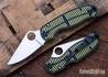 Spyderco: Para 3 Salt - Black & Yellow G-10 - CPM-MagnaCut