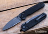 Kershaw Knives: Bel Air XL EMT - DuraLock - KVT Bearings - Black G-10 - CPM-MagnaCut - BlackWash