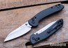 Kershaw Knives: Duster - DuraLock - KVT Bearings - Charcoal Gray Nylon - 8Cr13MoV - Stonewash