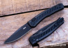 Zero Tolerance: 0556BLK Push-Button Automatic - Titanium - Carbon Fiber Inlays - CPM-MagnaCut - Black PVD