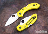 Spyderco: Dragonfly 2 Salt Lightweight - Yellow FRN - Plain Edge H-1 Rustproof - C28PYL2