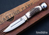 Bark River Knives: Gladstone Hunter - CPM-154 - Sambar Stag #14