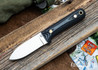 L.T. Wright Knives: Next Gen - Grey & Black G10 - Matte- A2 Steel - Fat Ground
