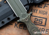 RMJ Tactical: Kilroy - Dirty Olive G-10 - M390 - OD Green Cerakote