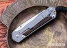Chris Reeve Knives: Small Sebenza 31 - Insingo - Glass Blasted Titanium - Macassar Ebony Inlay - CPM MagnaCut  - CR26AL002