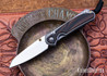 Chris Reeve Knives: Small Sebenza 31 - Insingo - Glass Blasted Titanium - Macassar Ebony Inlay - CPM MagnaCut  - CR26AL004