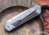 Chris Reeve Knives: Small Sebenza 31 - Insingo - Glass Blasted Titanium - Macassar Ebony Inlay - CPM MagnaCut  - CR26AL004