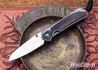 Chris Reeve Knives: Small Sebenza 31 - Insingo - Glass Blasted Titanium - Macassar Ebony Inlay - CPM MagnaCut  - CR26AL007