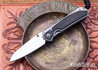 Chris Reeve Knives: Small Sebenza 31 - Insingo - Glass Blasted Titanium - Macassar Ebony Inlay - CPM MagnaCut  - CR26AL009