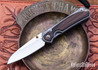 Chris Reeve Knives: Small Sebenza 31 - Insingo - Glass Blasted Titanium - Macassar Ebony Inlay - CPM MagnaCut  - CR26AL010