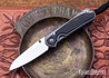 Chris Reeve Knives: Small Sebenza 31 - Insingo - Glass Blasted Titanium - Macassar Ebony Inlay - CPM MagnaCut  - CR26AL011