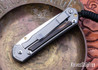 Chris Reeve Knives: Small Sebenza 31 - Insingo - Glass Blasted Titanium - Macassar Ebony Inlay - CPM MagnaCut  - CR26AL011