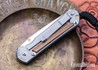 Chris Reeve Knives: Small Sebenza 31 - Insingo - Glass Blasted Titanium - Macassar Ebony Inlay - CPM MagnaCut  - CR26AL016