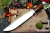 Bark River Knives: 1909 Bowie - Aged Stacked Leather