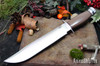 Bark River Knives: 1909 Bowie - Earth Brown G-10
