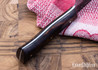 Muteki: 6.72" Nakiri - Ironwood - Black G-10 Liners - Hitachi White #1 Steel - #6270