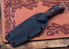 Muteki: 4.0" Persian - Ironwood - Black & White G-10 Liners - Hitachi White #1 Steel - #6364