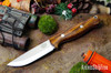 Bark River Knives: Gunny Scandi 3V - Desert Ironwood - Red Liners