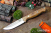 Bark River Knives: Gunny Scandi 3V - Osage Orange - Gray Liner