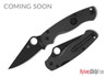 Spyderco: Paramilitary 2 Lightweight Blackout - Compression Lock - Black FRN - CTS-BD1N - Black DLC - C81PBBK2